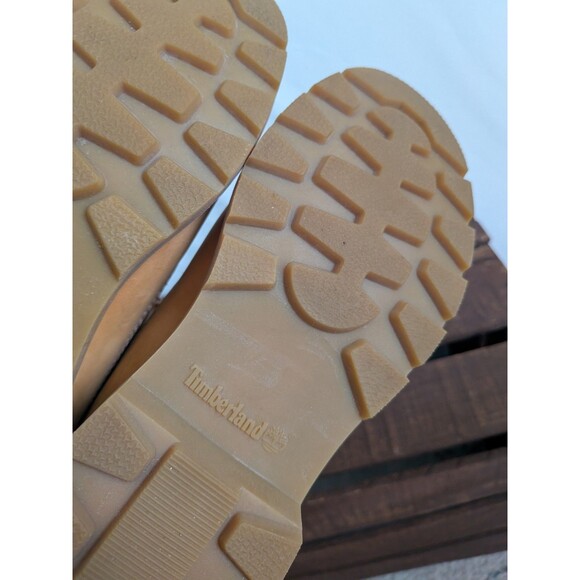 Timberland Linden Woods 6" Women's 7 Waterproof Leather Boot In Wheat A161G - Picture 12 of 15